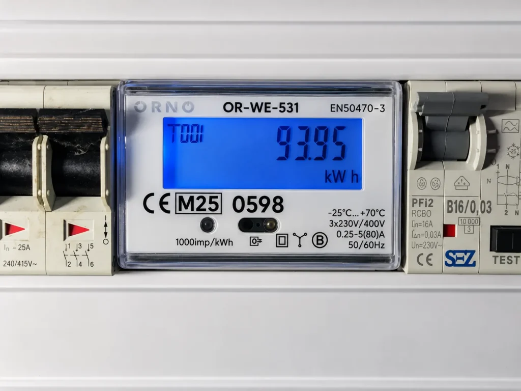 Elektromer ORNO na meranie spotreby klimatizácií